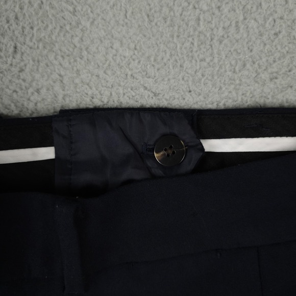 Ann Taylor Pants Womens 8 Blue Devin Fit Stretch Dress Trousers Career Office - Picture 12 of 14